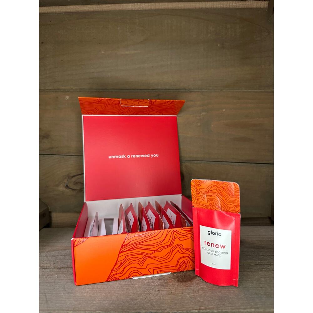 Glorio Renew Collagen-boosting Clay Mask 8-pk